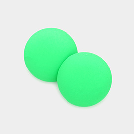 Colored Round Earrings