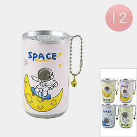 12PCS - Astronaut Crescent Moon Space Message Printed Wet Wipes