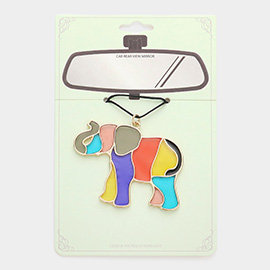 Colorful Elephant Car Rear View Mirror Hanging Accessory