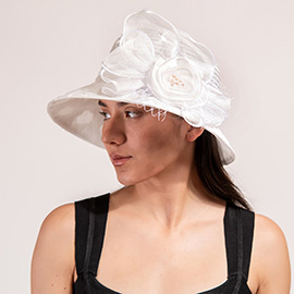 Flower Dressy Hat