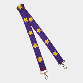 Seed Beaded Star Bag Strap
