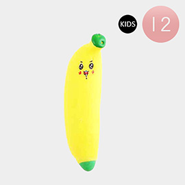 12PCS - Banana Squeeze Kids Toys