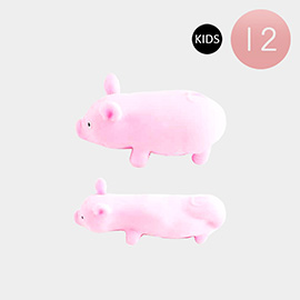 12PCS - Pig Squeeze Kids Toys