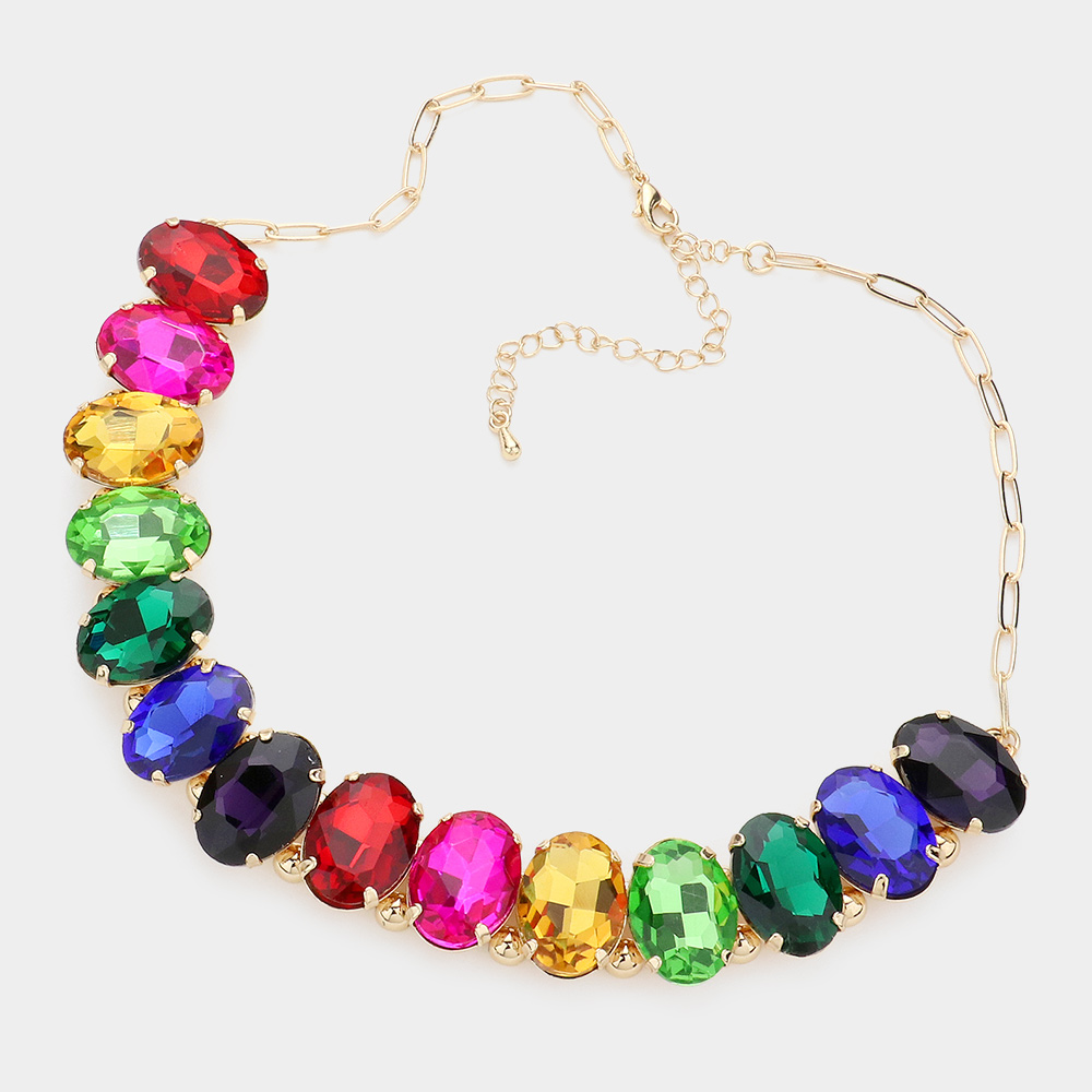 Rainbow Stone Necklace or Kit – The Bead Shop