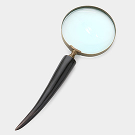Genuine Horn Handle Detailed Magnifying Glass