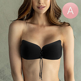 A Cup Strapless Adhesive Corset Push Bra