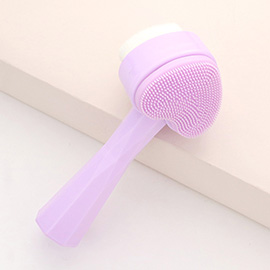 Heart Shaped Double Sided Facial Brush