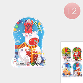 12PCS - Animal Santa Claus Printed Water Ring Toss Game Toys