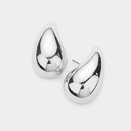 Metal Teardrop Earrings