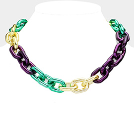 Mardi Gras Chain Necklace