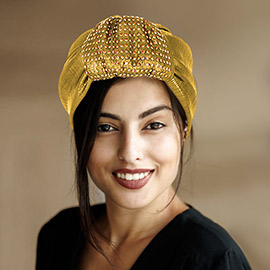 Bling Turban Hat