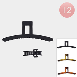 12PCS - Resin Hair Craw Clips