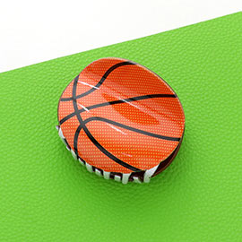 Basketball Acrylic Hair Claw Clip