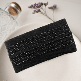 Bling Greek Patterned Earmuff Headband