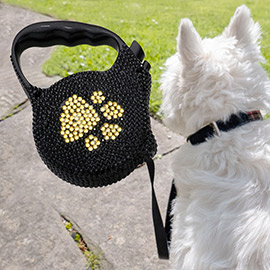 Bling Paw Retractable Dog Leash