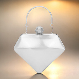 Diamond Shape Evening Clutch Bag