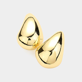 SECRET BOX_14K Gold Dipped Hypoallergenic Metal Teardrop Earrings