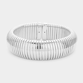 Metal Coil Cuff Bracelet