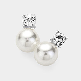 Pearl Pointed Earrings