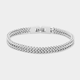 Double Franco Link Chain Bracelet