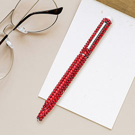 Bling Studded Tablet Tip End Ball Point Pen