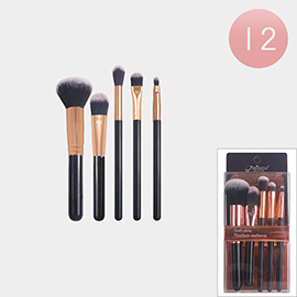 12 SET OF 5 - Makeup Brush Set