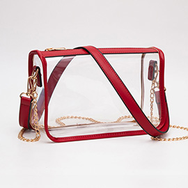 Clear Rectangle Crossbody Bag