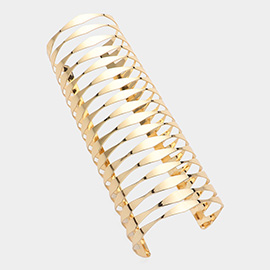 Metal Cutout Arm Cuff Bracelet