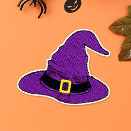 Halloween Witch Hat Iron On Patch