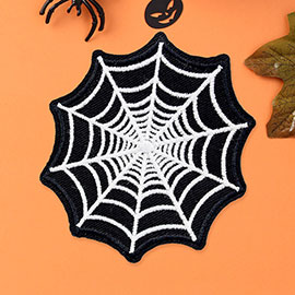 Halloween Spider Web Iron On Patch