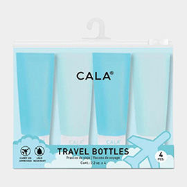 4PCS - Silicone Travel Bottle Tubes