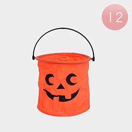 12PCS - Trick or Treat Halloween Mini Foldable Basket