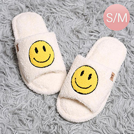 Smile Face Pointed Soft Home Indoor Floor Slippers