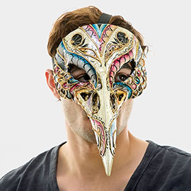 Venetian Raven Skull Mask