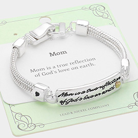 MOM Message Magnetic Bracelet