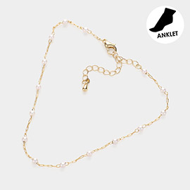 Pear Station Chain Anklet