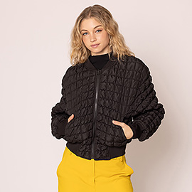 Reversible Quilted Bomber Jacket