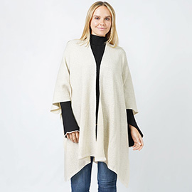 Rulex Knit Ruana Vest Poncho