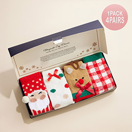 4Pairs - Christmas Bundle Gift Socks Set