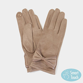 Ribbon Smart Touch Gloves