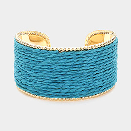 Raffia Cuff Bracelet