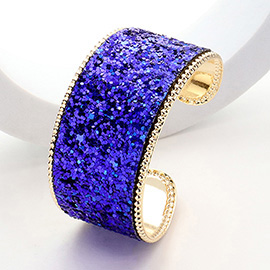 Sparkly Glittered Cuff Bracelet