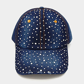 Bling Studded Baseball Cap