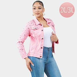 Pearl Bling Denim Jacket