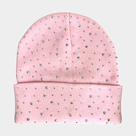 Bling Studded Beanie Hat