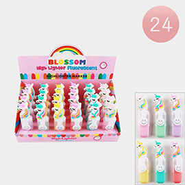 24PCS -Unicorn Highlighter Marker