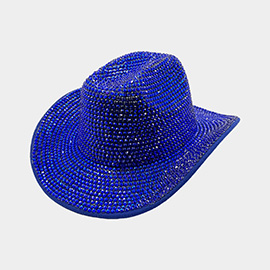 Bling Studded Fedora Hat