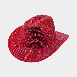 Bling Studded Fedora Hat