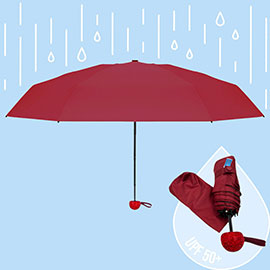 Bling Handle Pointed Foldable Umbrella