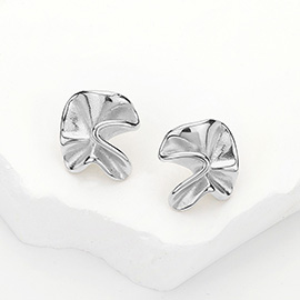 Stainless Steel Abstract Stud Earrings